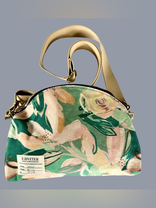 R. Riveter Floral Hopper Crossbody Bag USA Made - Picture 9 of 16